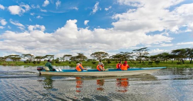 boat ride at lake naivasha