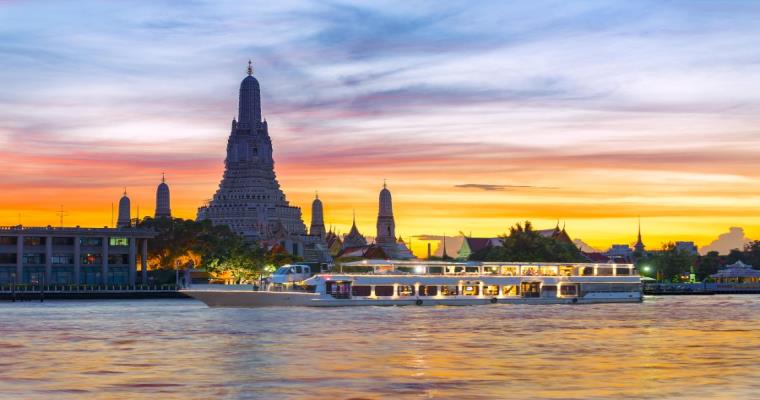 chao phraya sunset